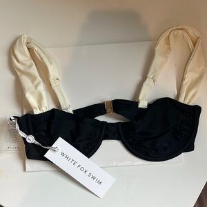 White Fox NWT Bikini Top Size M